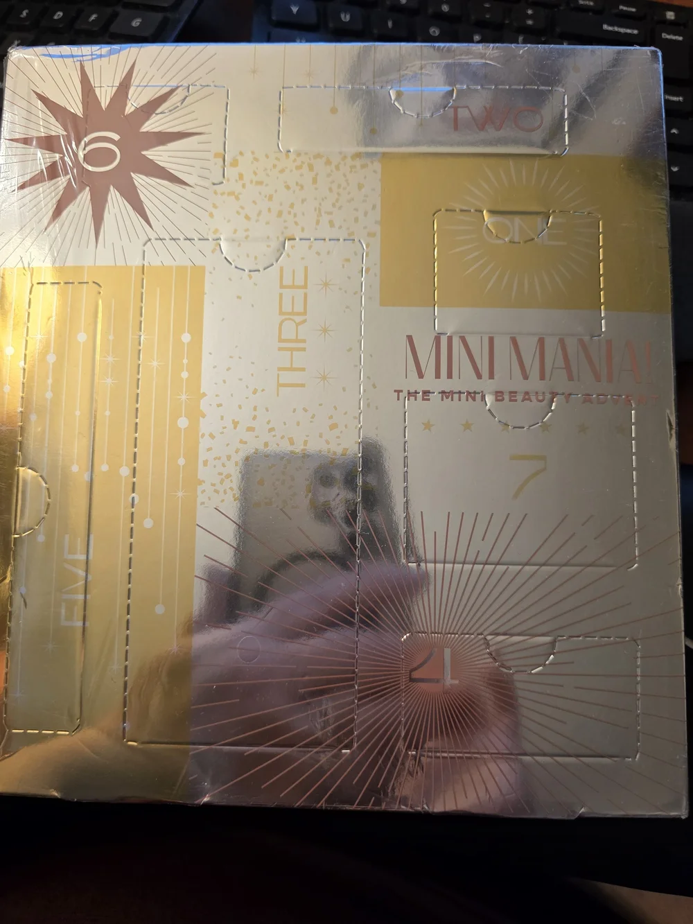 Advent Beauty Mani and Hair Calendar - Gold & Rose